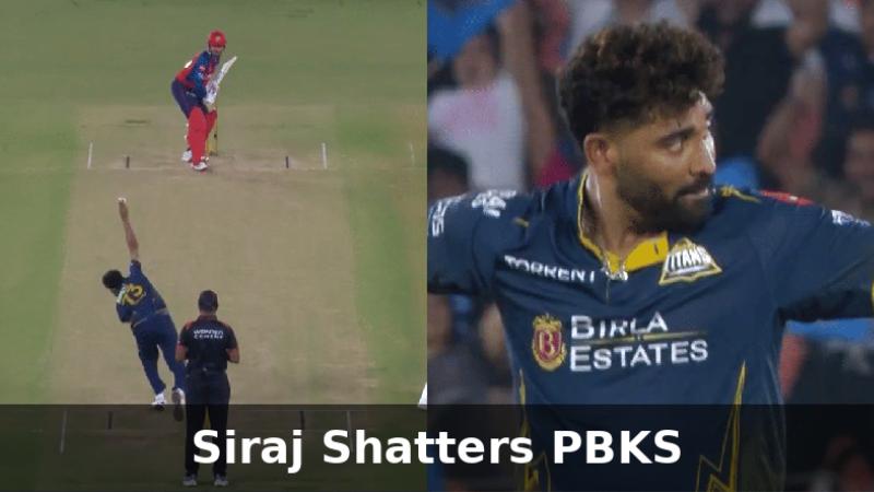 IPL Highlight: Siraj’s Opening Burst Shatters PBKS Top Order