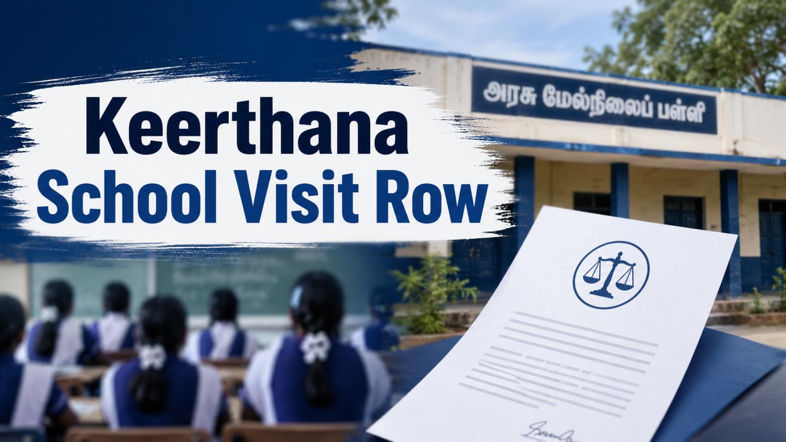 Keerthana School Visit Row DMK Moves Child Rights Panel