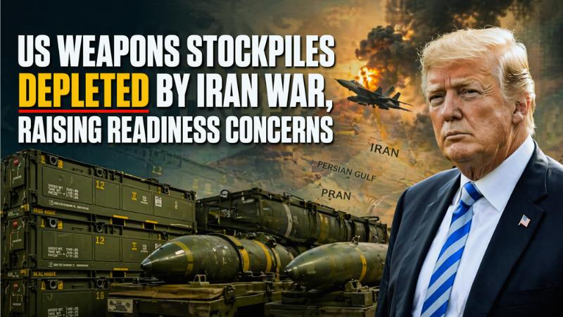 US Weapons Stockpiles Depleted by Iran War, Raising Readiness Concerns
