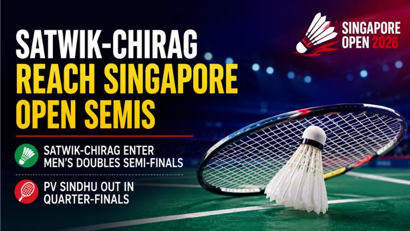 Satwik-Chirag Reach Singapore Open Semis, Sindhu Falls To An Se Young