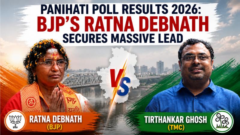 Panihati Poll Results 2026: BJP’s Ratna Debnath Secures Massive Lead