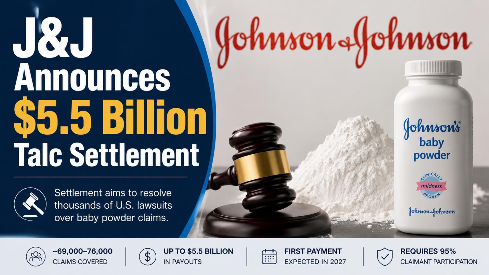 J&J Talc Settlement 2026: $5.5 Billion Deal Explained