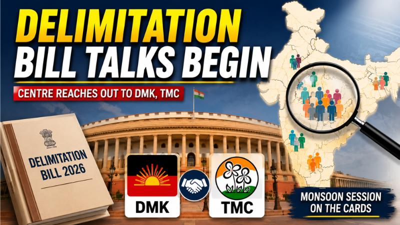 Delimitation Bill 2026 Talks: Centre Reaches Out To DMK, TMC
