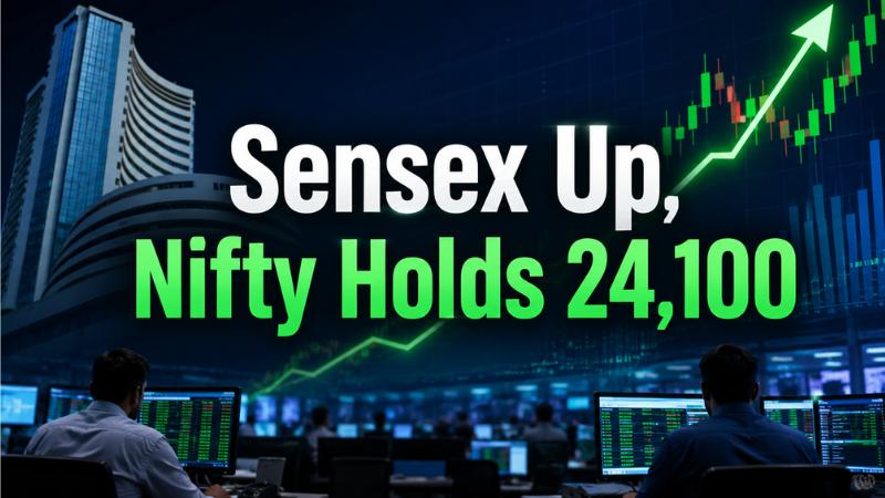 Sensex jumps 291 points as Nifty ends above 24,100