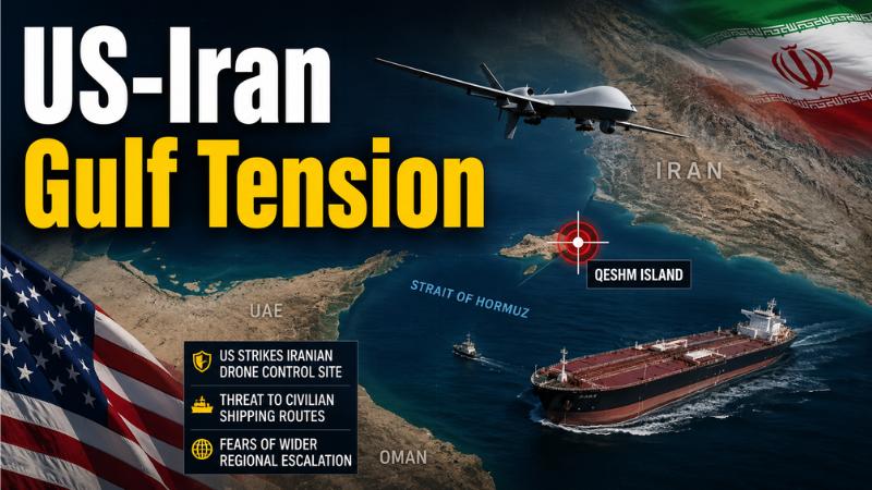US Strike On Iran’s Qeshm Island Raises Fresh Gulf Tension
