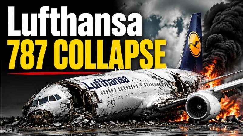 Lufthansa 787 Nose Gear Collapse Injures Staff At Frankfurt Airport