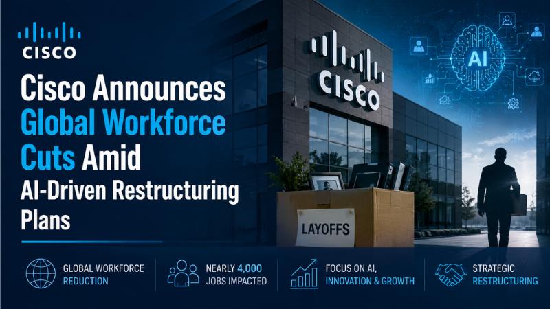 Cisco Announces Global Workforce Cuts Amid AI-Driven Restructuring Plans