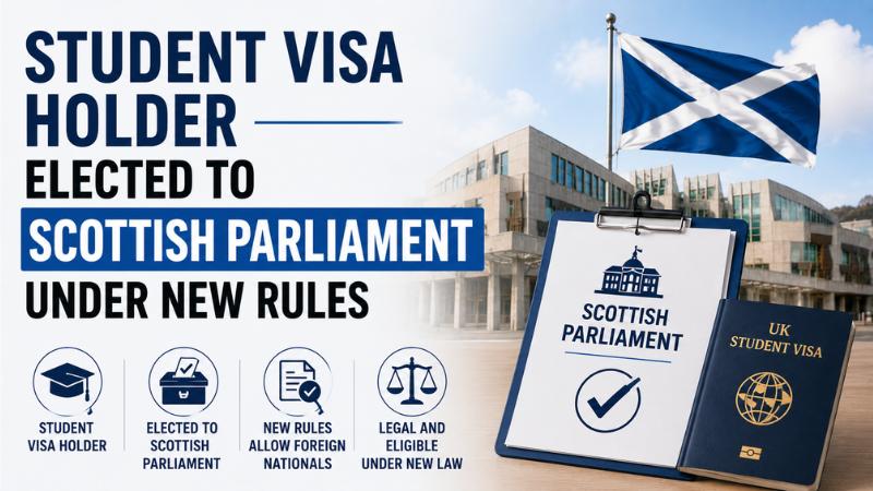 Student Visa Holder Elected To Scottish Parliament Under New Rules