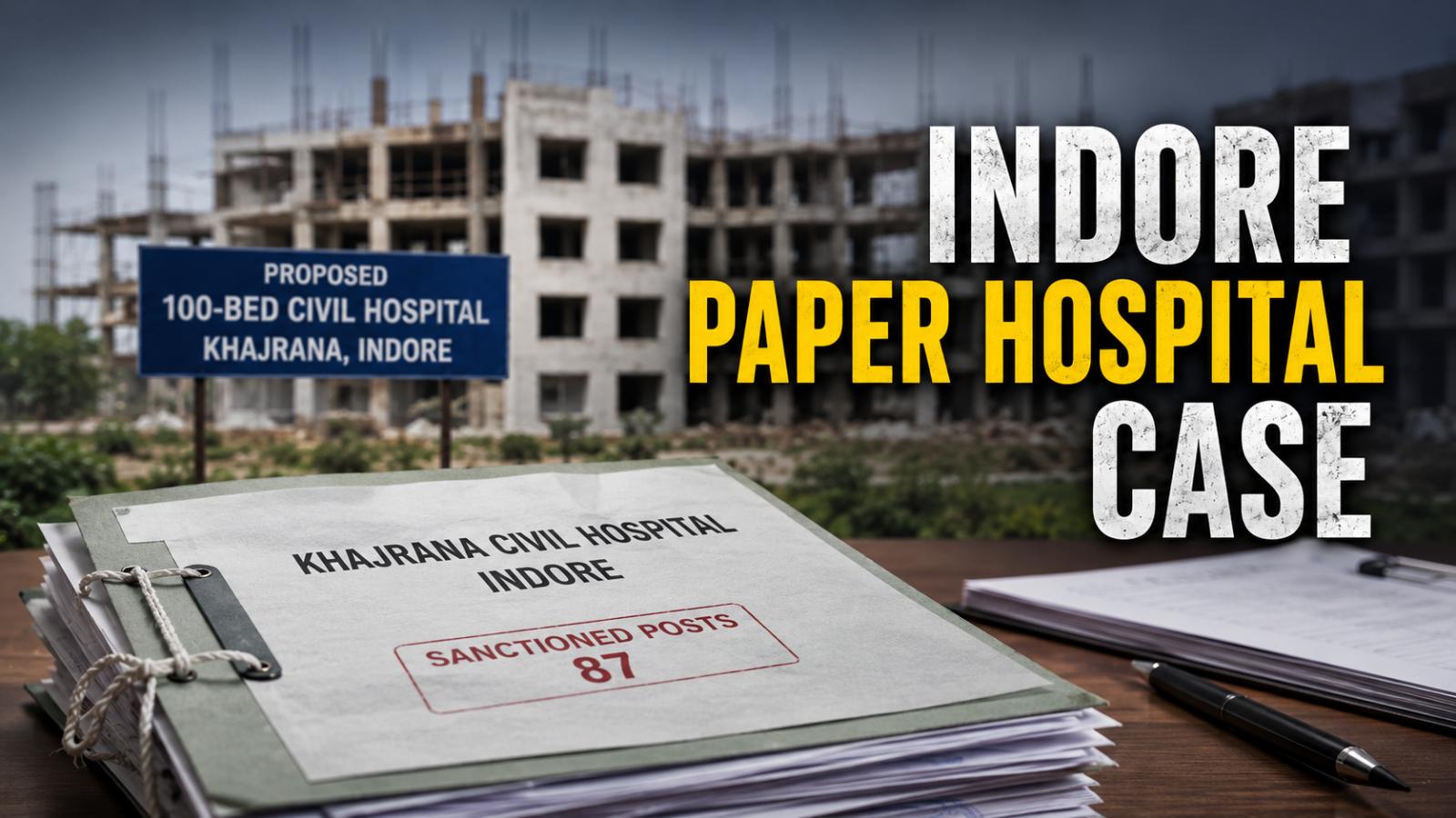Indore Paper Hospital Row 87 Posts Sanctioned, No Building In 6 Years