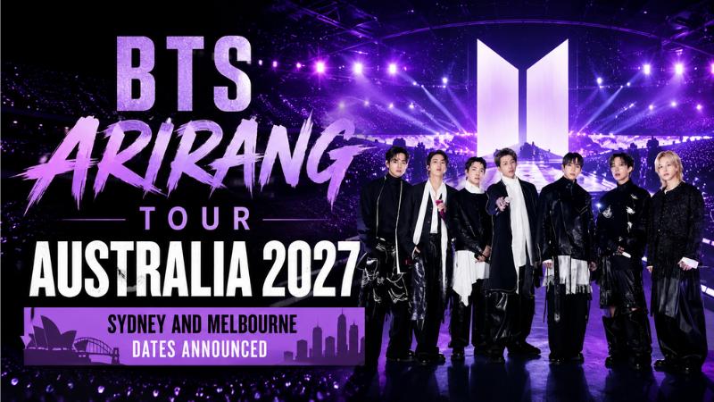 BTS ARIRANG Tour Australia 2027: Sydney And Melbourne Dates Announced