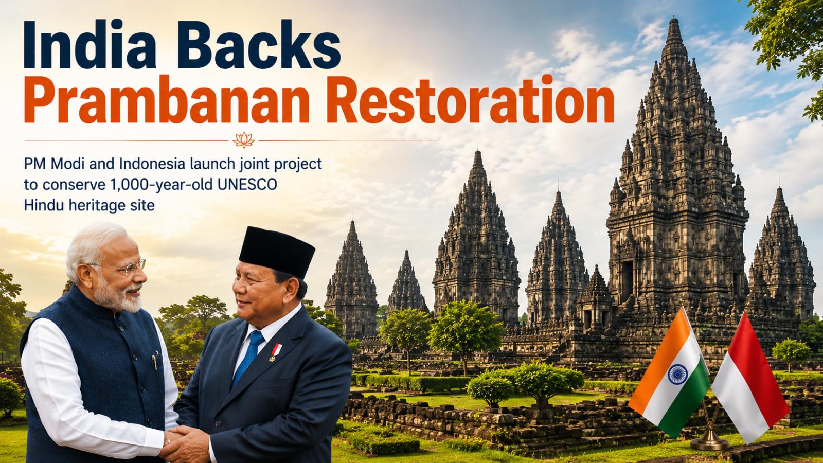 Modi launches Prambanan Temple restoration