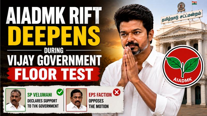 AIADMK Rift Deepens During Vijay Government Floor Test
