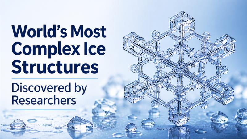 World’s Most Complex Ice Structures Discovered by Researchers