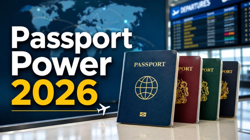 Passport Power 2026: Singapore Leads As India Moves Up To 80th