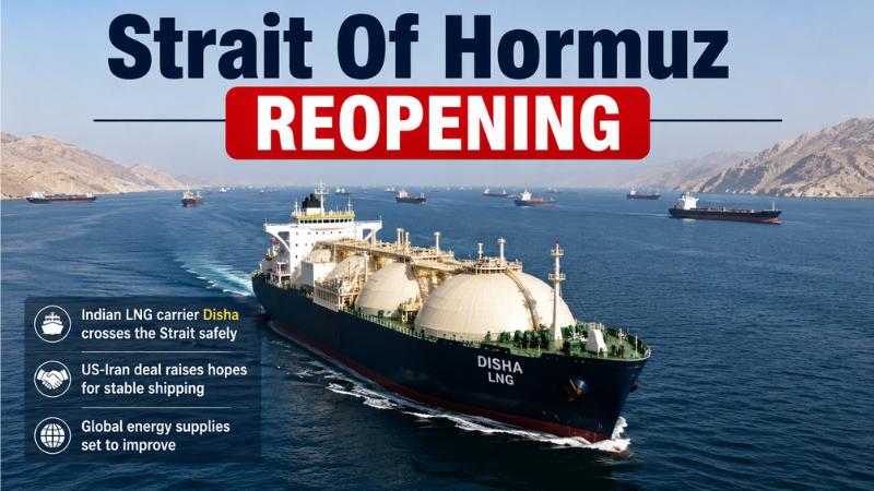 Indian LNG Carrier Disha Crosses Strait Of Hormuz After US-Iran Deal
