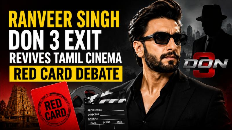 Ranveer Singh Don 3 Exit Revives Tamil Cinema Red Card Debate