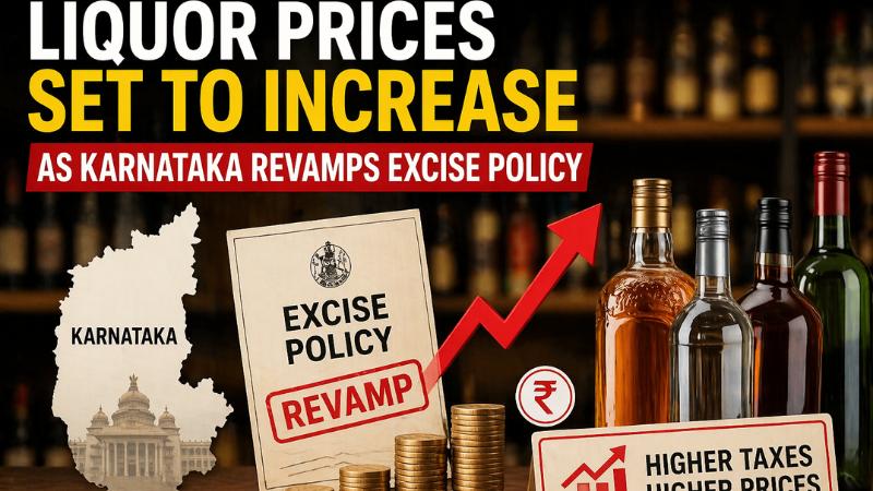 Liquor Prices Set To Increase As Karnataka Revamps Excise Policy