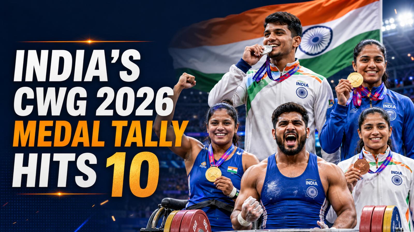 India CWG 2026 Day 5 Medal Winners and Full Results