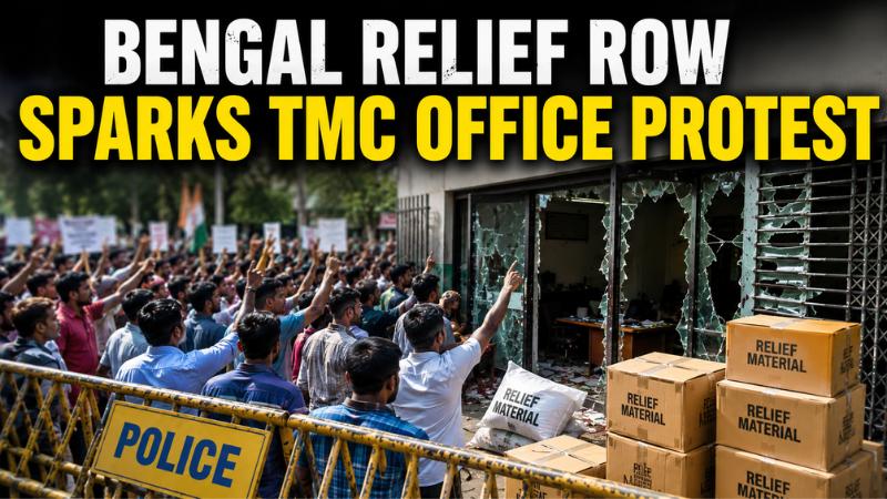 Bapi Haldar Relief Material Row: TMC MP Office Vandalised In Mathurapur