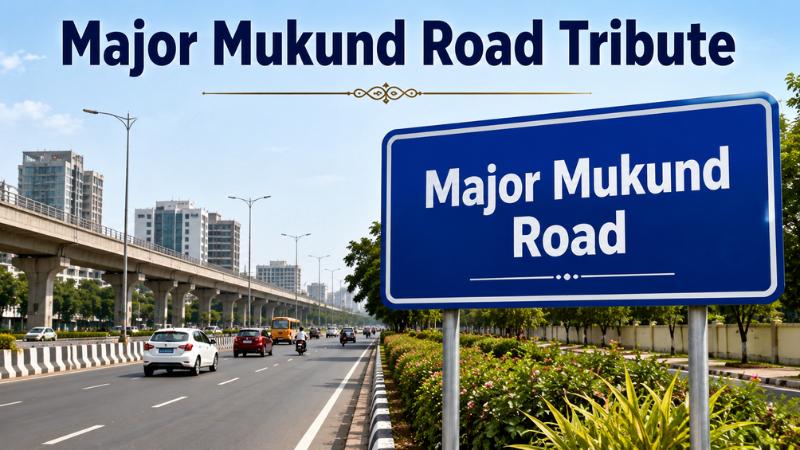 Velachery Tambaram Road To Be Named After Major Mukund