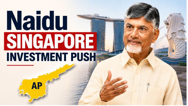 CM Naidu Seeks Singapore Investment For Andhra Pradesh Growth