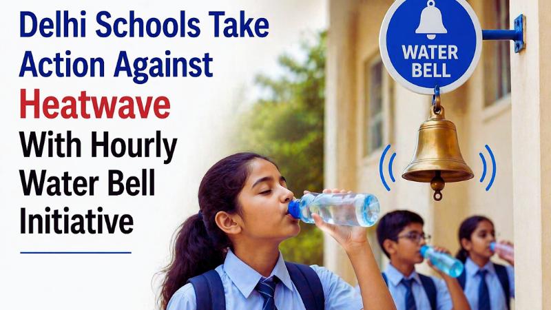 Delhi Schools Take Action Against Heatwave With Hourly Water Bell Initiative