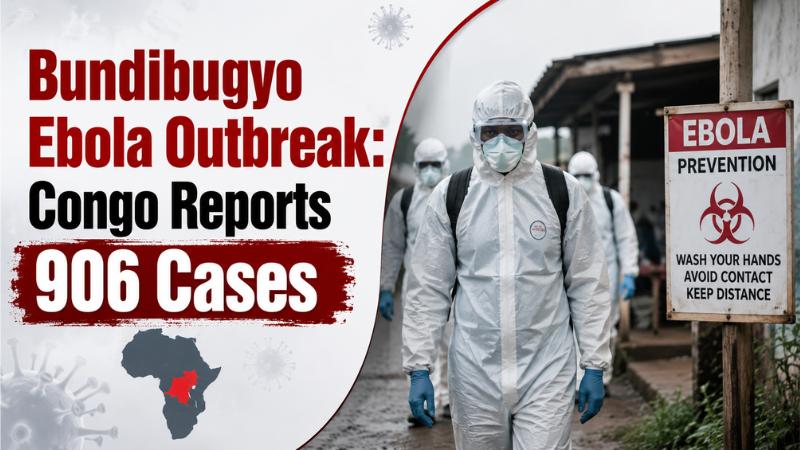 WHO Warns Over Bundibugyo Ebola Outbreak As Congo Reports 906 Cases