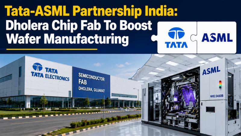 Tata-ASML Partnership India: Dholera Chip Fab To Boost Wafer Manufacturing