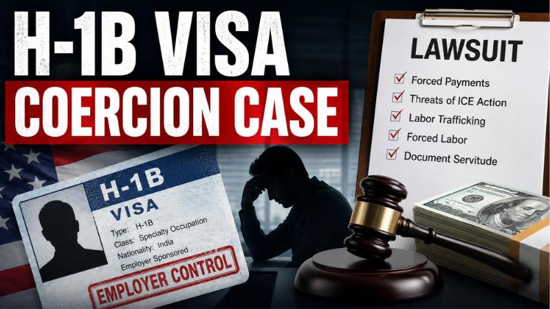Indian H-1B Worker Alleges Visa Coercion In US Lawsuit