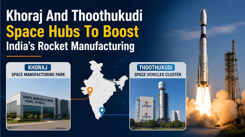Khoraj And Thoothukudi Space Hubs To Boost India’s Rocket Manufacturing