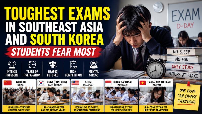 Toughest Exams In Southeast Asia And South Korea Students Fear Most