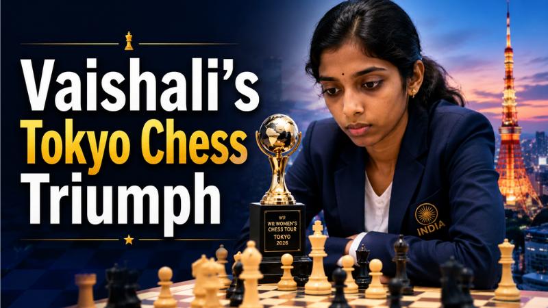 R Vaishali Wins Tokyo Chess Title In Big Boost For Indian Chess
