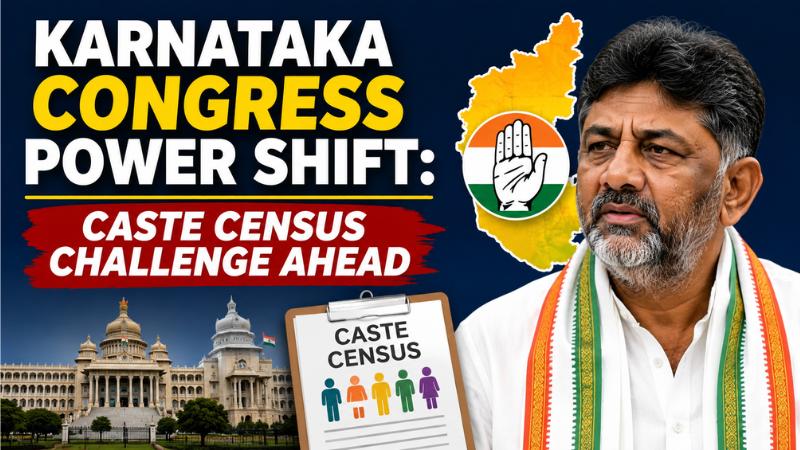 DK Shivakumar CM Takeover: Karnataka Congress Faces Caste Census Challenge