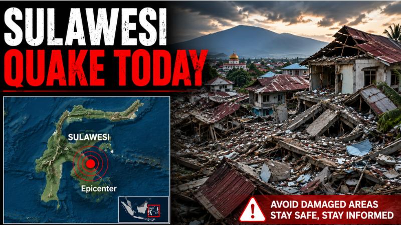 Massive 6.7 Magnitude Earthquake Strikes Indonesia Near Palu, Triggers Panic and Tsunami Alerts