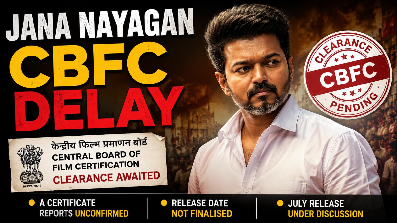 Jana Nayagan CBFC Clearance Still Awaited, Release Date Not Finalised