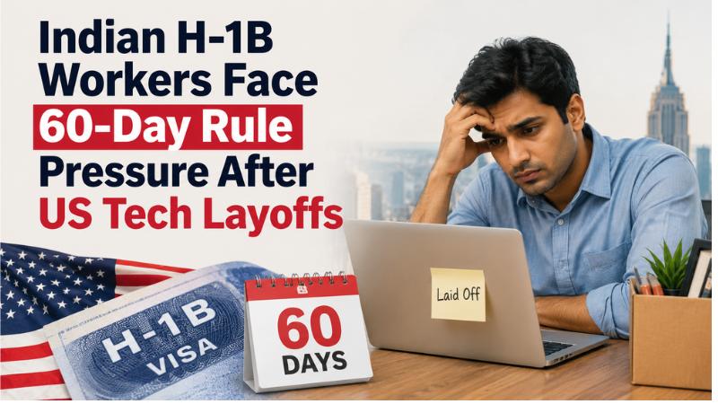 Indian H-1B Workers Face 60-Day Rule Pressure After US Tech Layoffs
