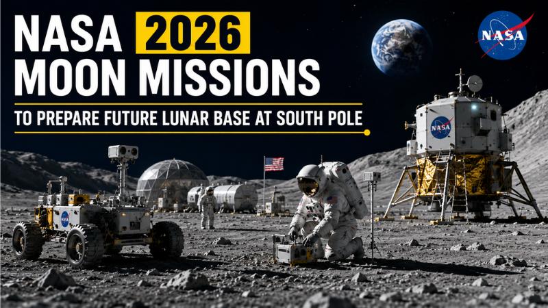 NASA 2026 Moon Missions To Prepare Future Lunar Base At South Pole