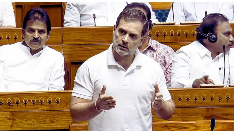 Parliament Moments  Rahul Gandhi’s Light-Hearted Dig at PM Draws Laughter in House