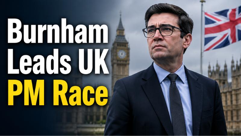 Andy Burnham Emerges As Top UK PM Contender After Starmer Resignation