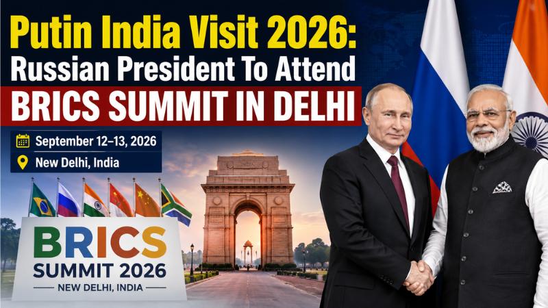 Putin India Visit 2026: Russian President To Attend BRICS Summit In Delhi