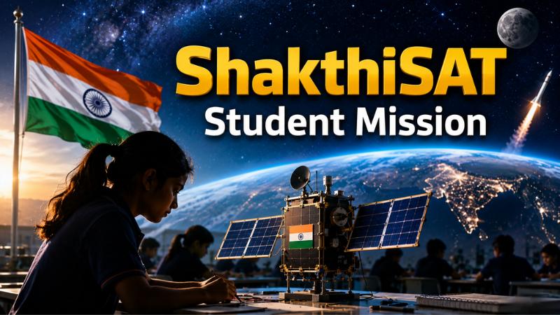 Mahima Rajput Selected For ShakthiSAT Mission With Students From 108 Countries