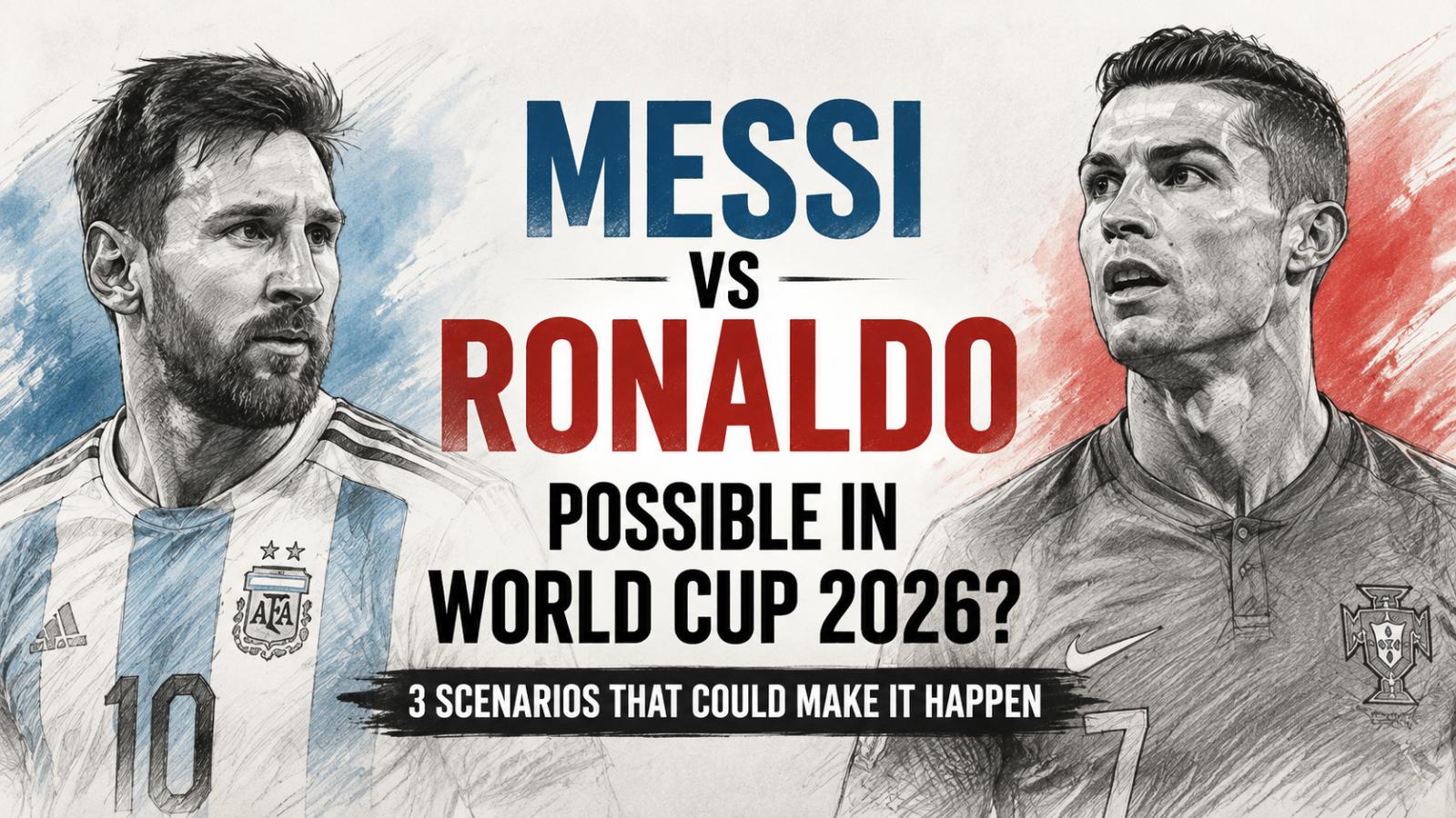 Messi vs Ronaldo Possible Showdown in FIFA World Cup 2026