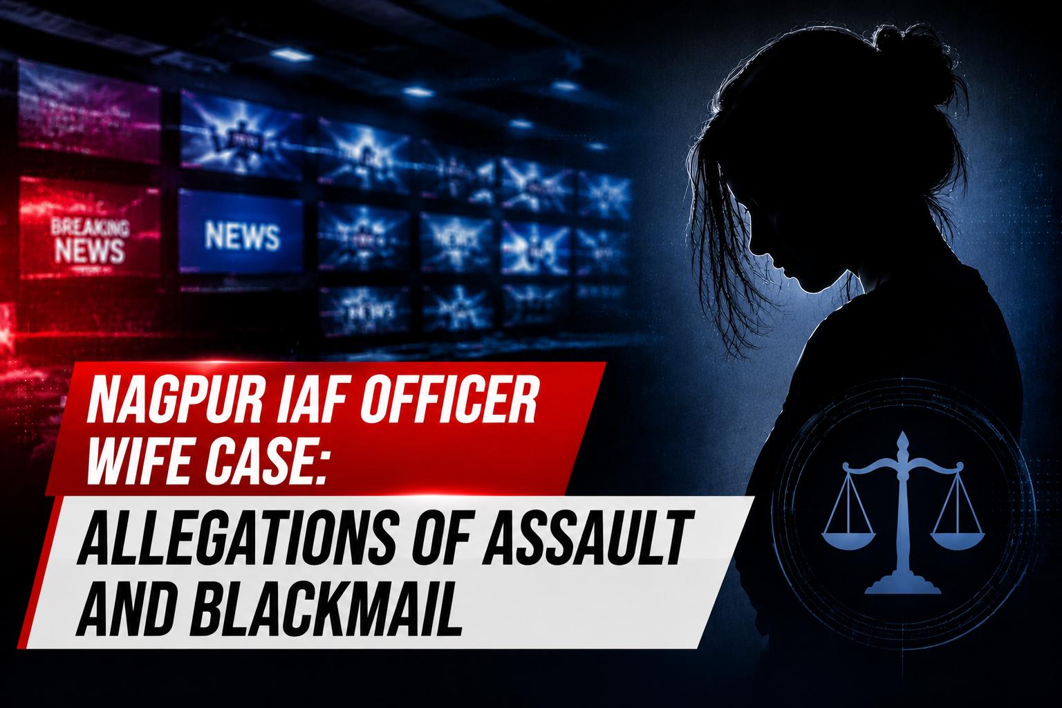 Nagpur IAF Officer Wife Case Assault and Blackmail Allegations Surface