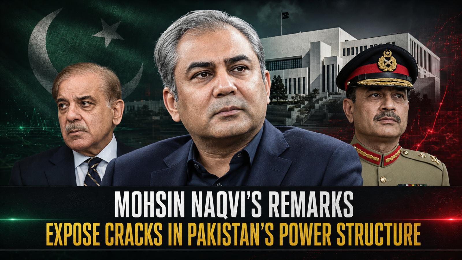 Mohsin Naqvi’s remarks expose tensions in Pakistan government