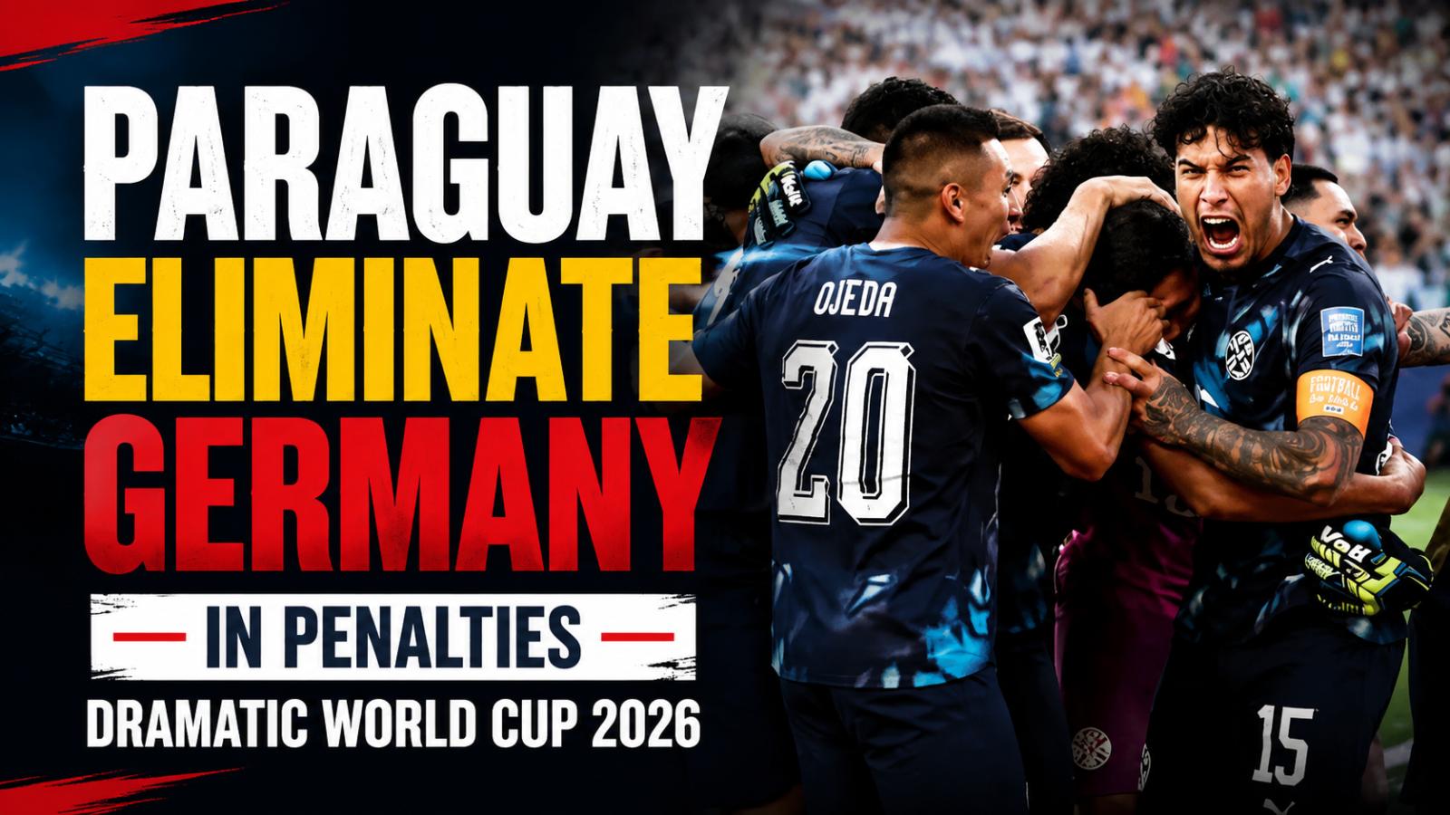 Paraguay eliminate Germany in penalties in dramatic World Cup 2026 clash