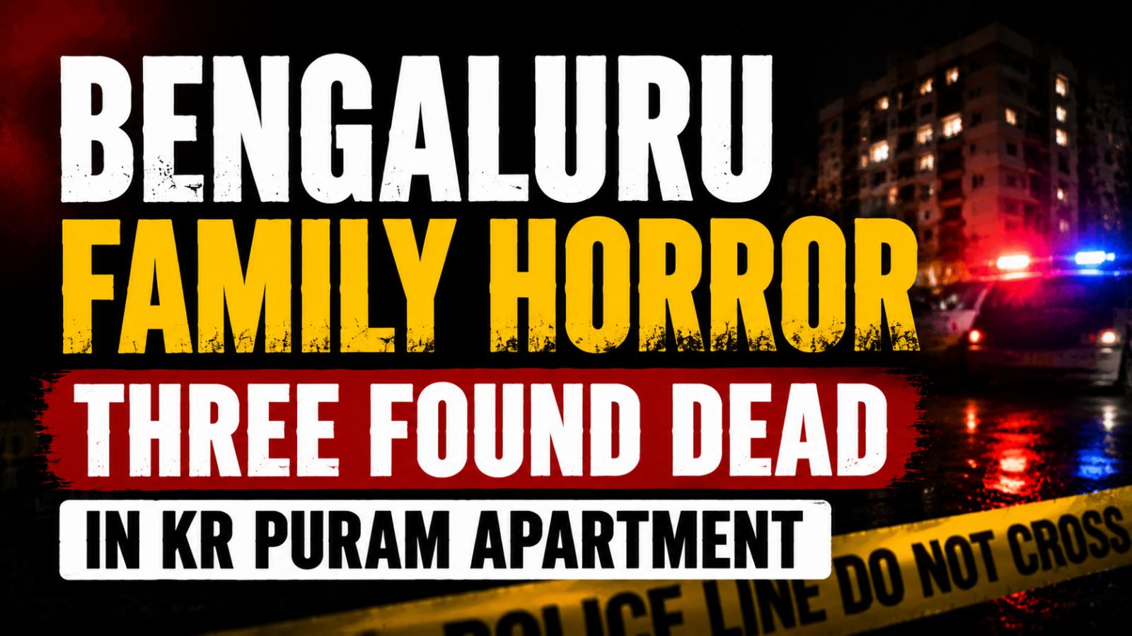 Bengaluru Horror: Three Family Members Found Dead in KR Puram Apartment