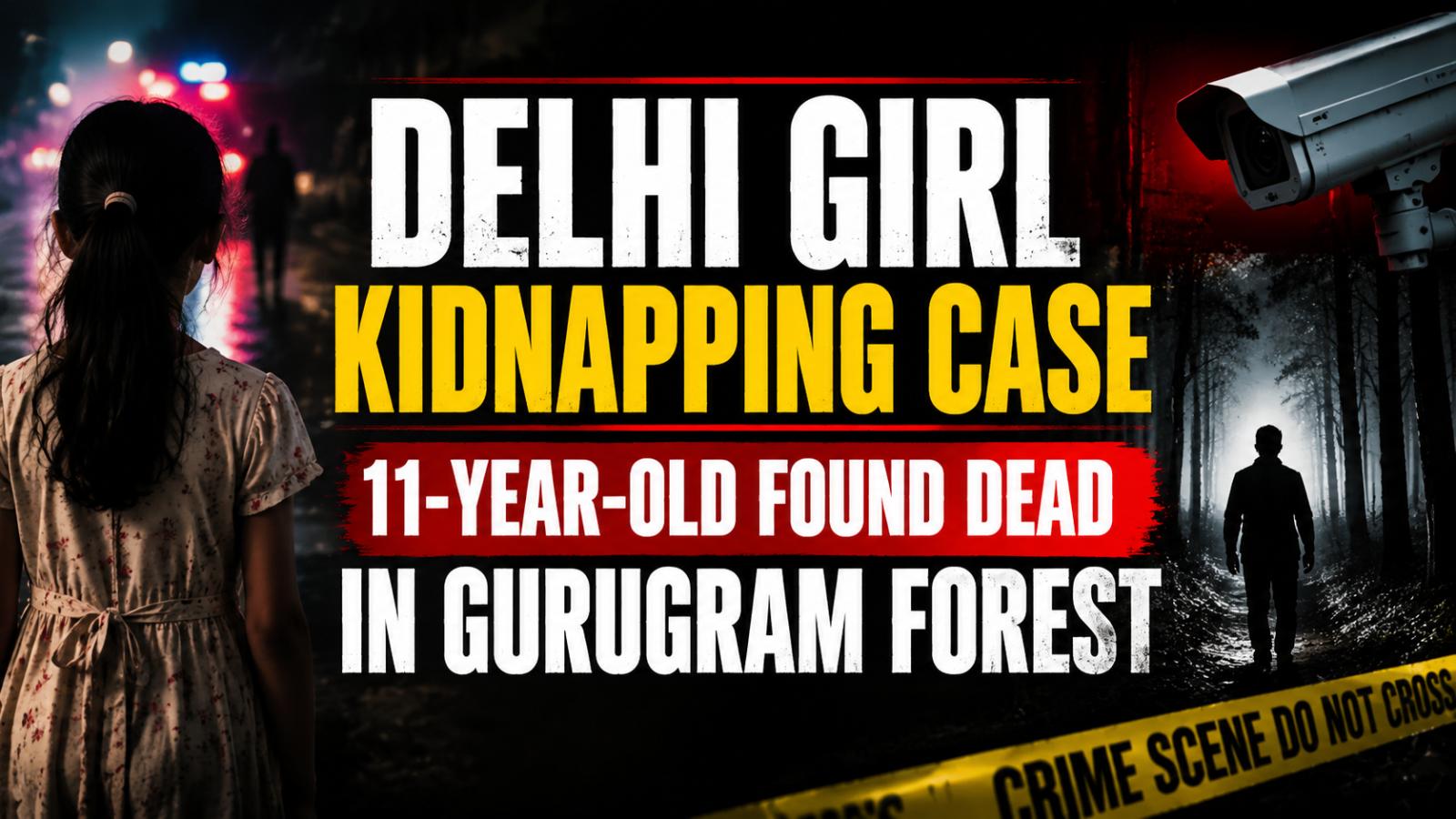 Delhi Girl Kidnapping Case: 11-Year-Old Found Dead in Gurugram Forest