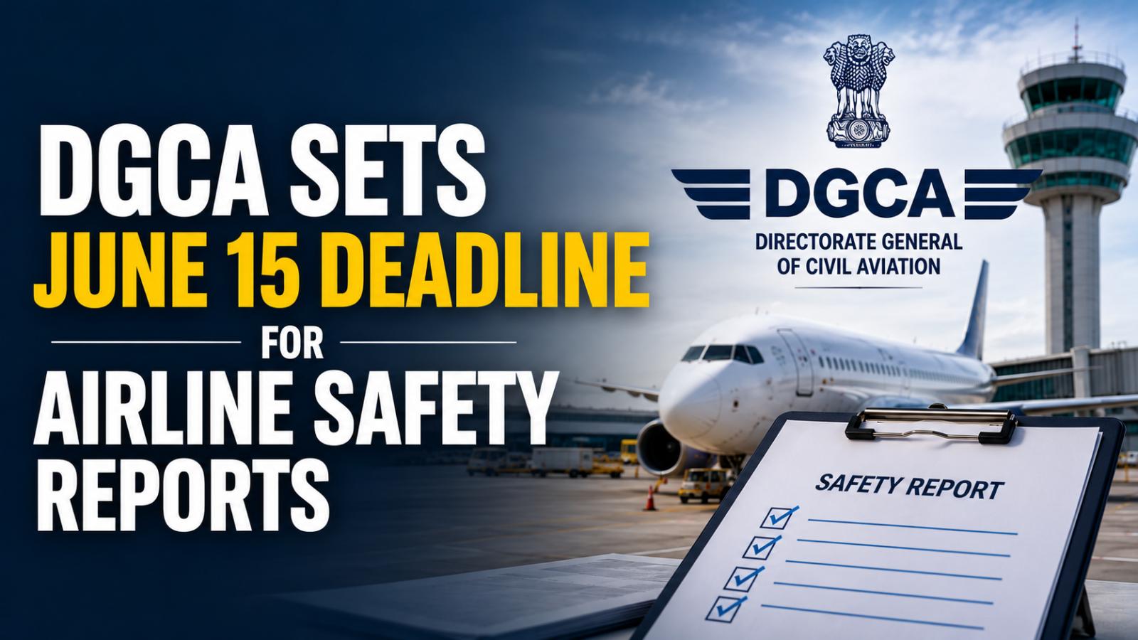 DGCA Sets June 15 Deadline for Airline Safety Reports