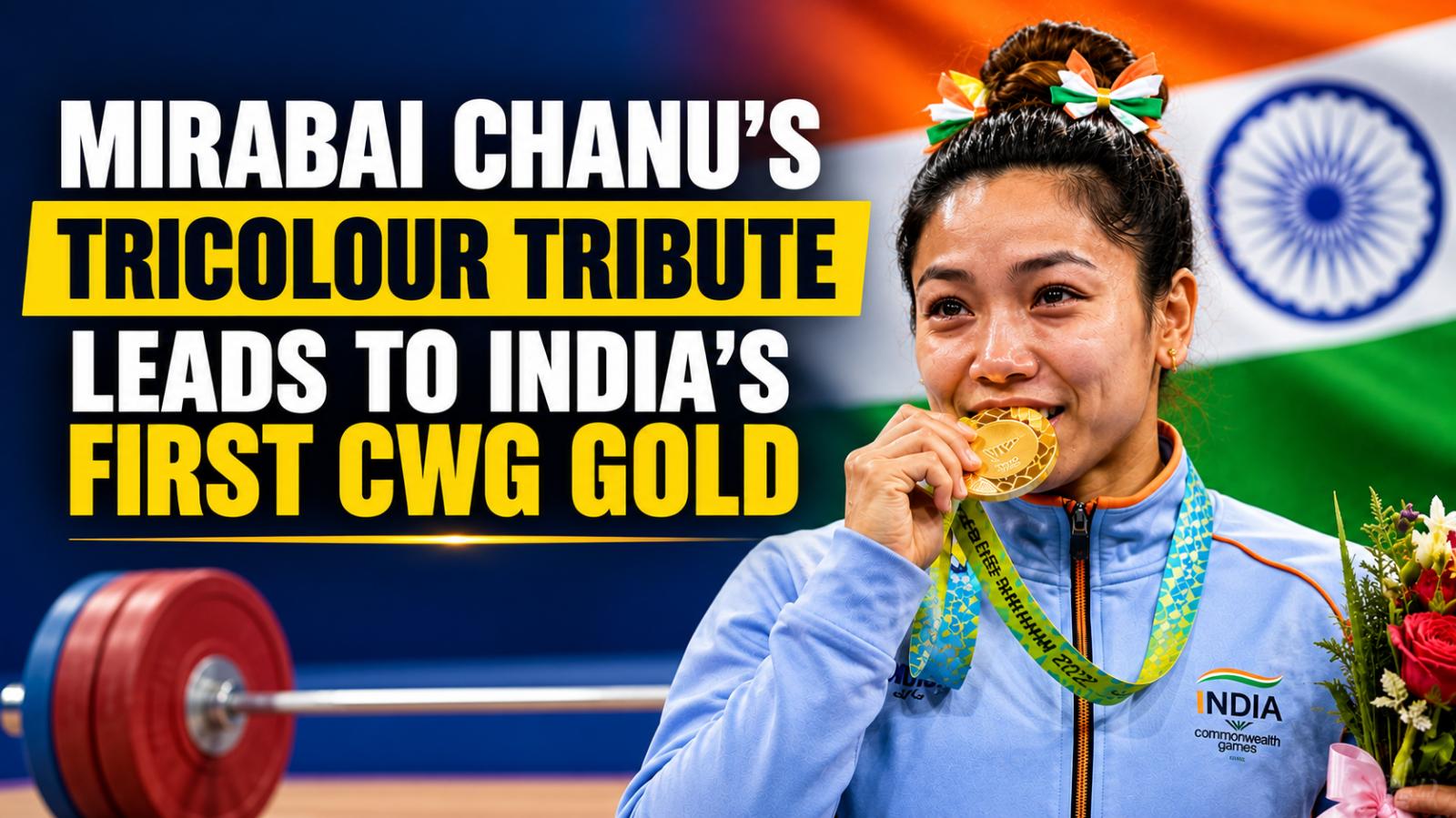 Mirabai Chanu's Emotional Gold Win Begins India's CWG Journey
