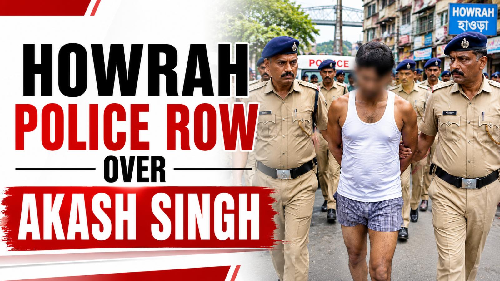 Howrah Police Row Over Accused Gangster Akash Singh